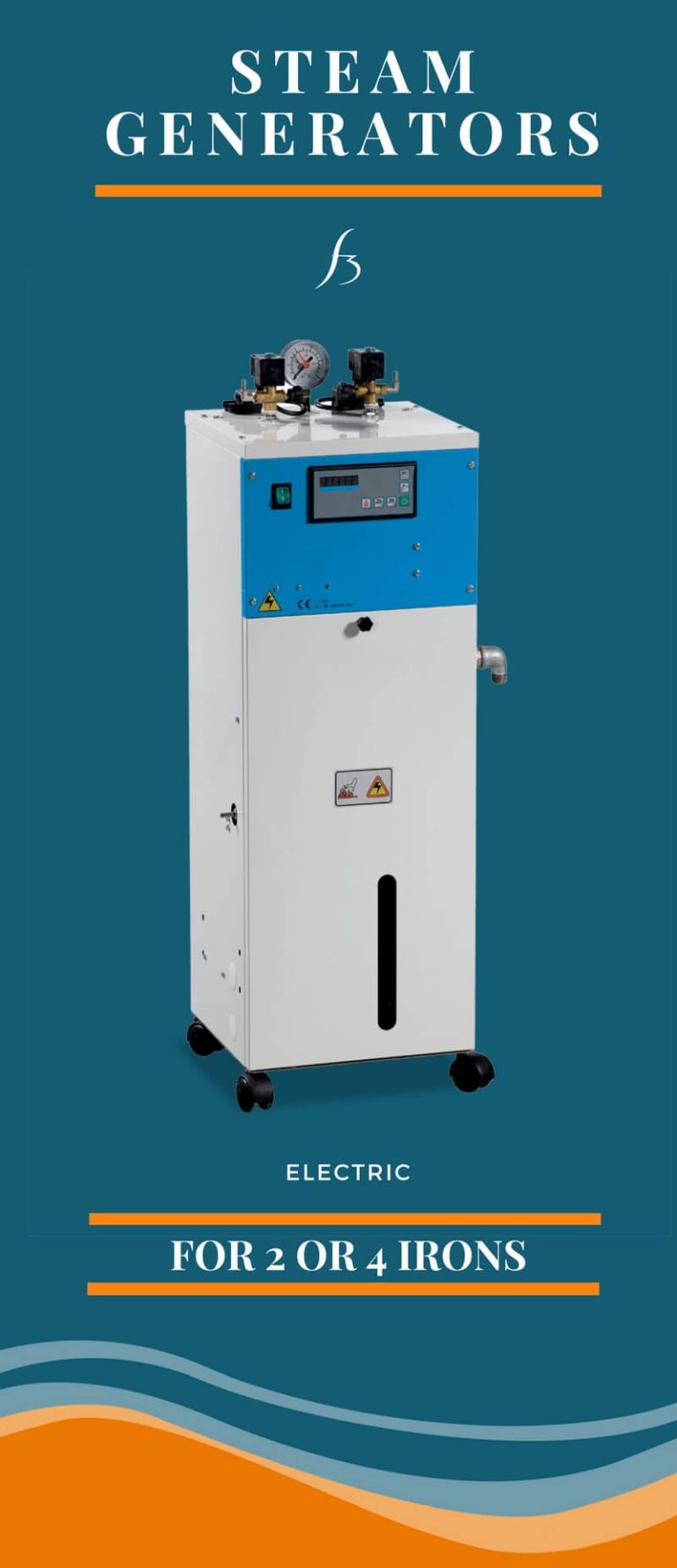 Steam generators 'Cluster' for 2 or 4 irons F3 Fumagalli